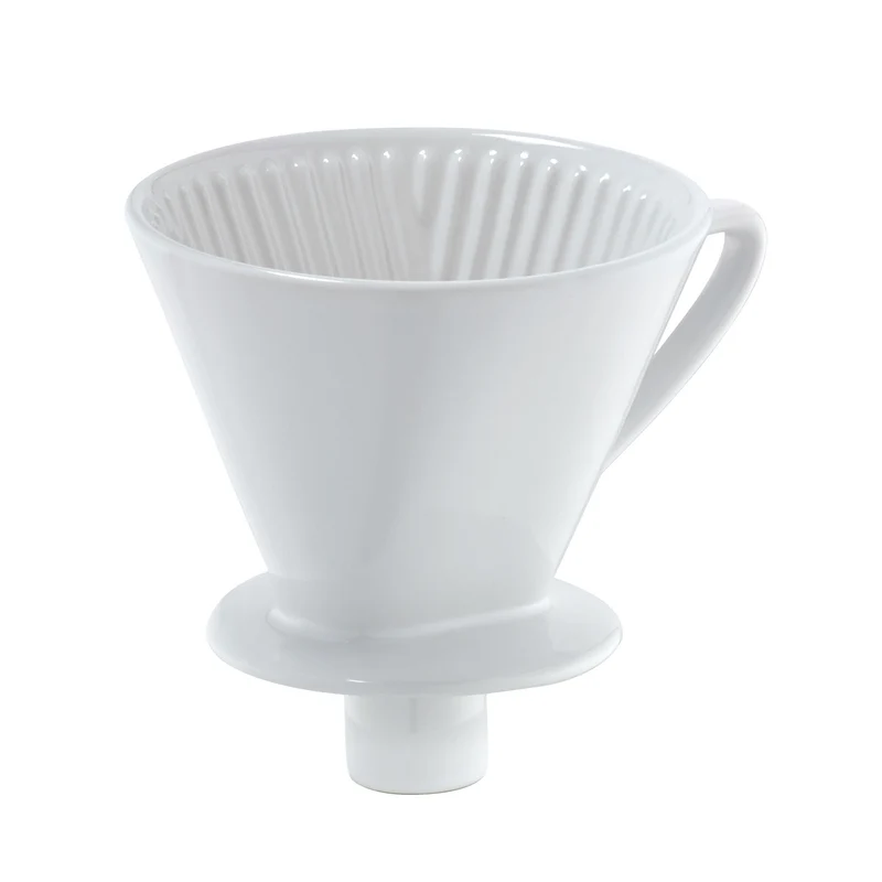 Kaffeefilter mit Stutzen Gr. 4 weiß