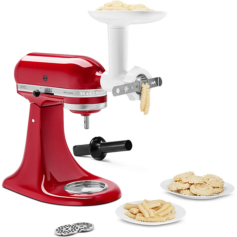 KitchenAid 5KSMFGCA Set aus Fleischwolf & Spritzgebäck für alle Küchenmaschinen