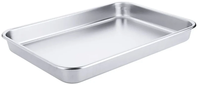 Edelstahl Schale rechteckig Länge 35-65 cm matt poliert