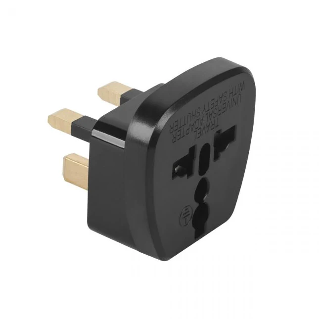 Universal AC connector with UK plug (QZ36) to use devices in Great Britain