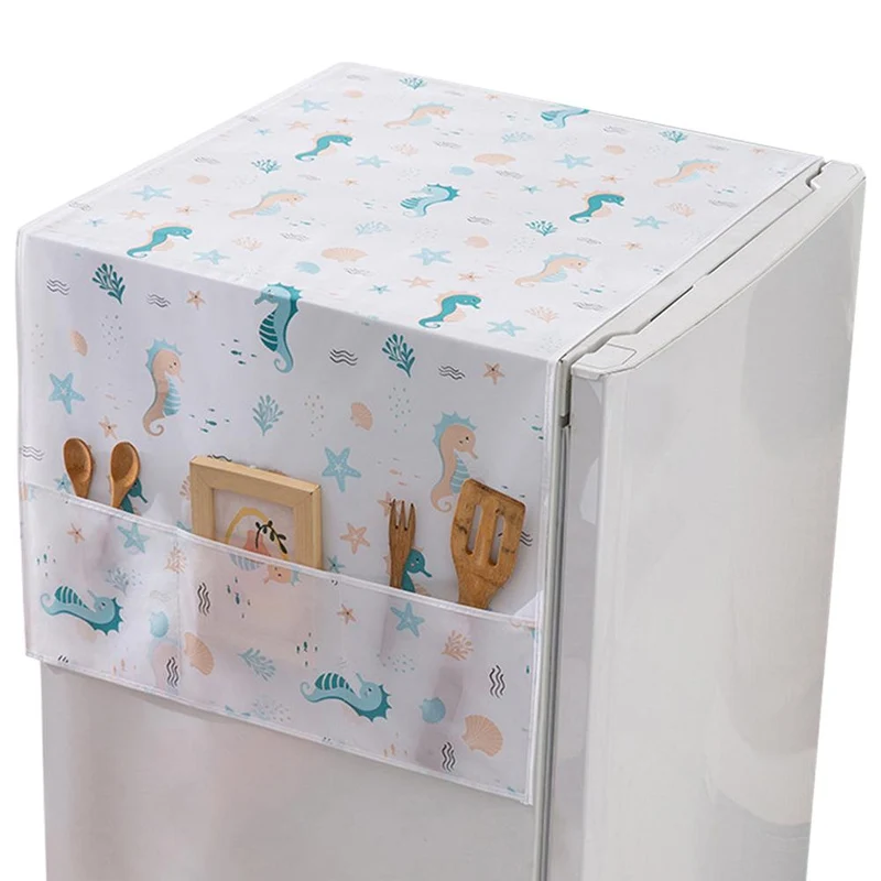 Dust Proof Fridge Cover with Pocket