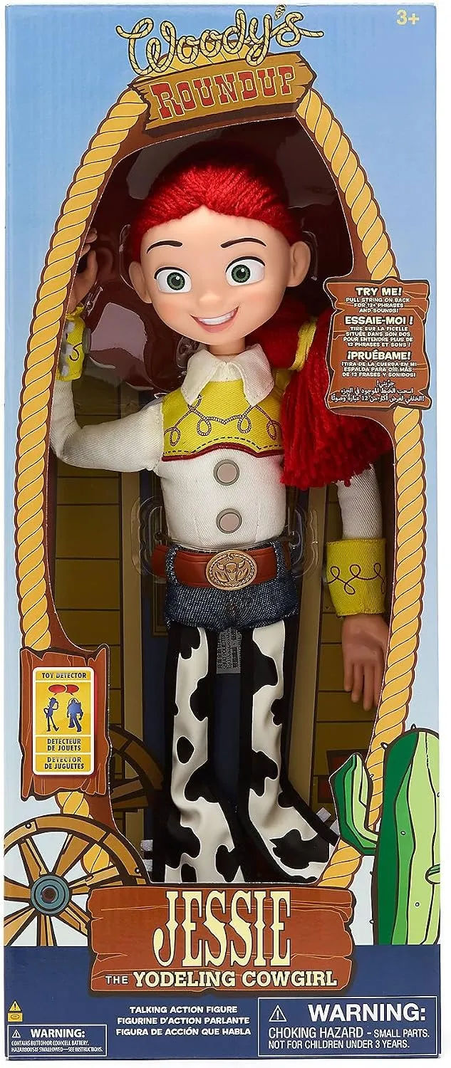 Disney Store Official - Pixars Toy Story - Jessie - Interaktive sprechende Actionfigur - 36 cm - Cow