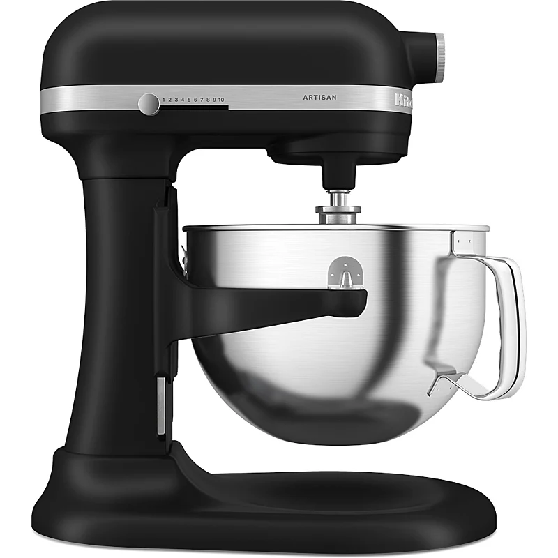 KitchenAid 5KSM60SPXEBM Küchenmaschine 5,6 L ARTISAN mit Schüsselheber Farbe Matt Schwarz