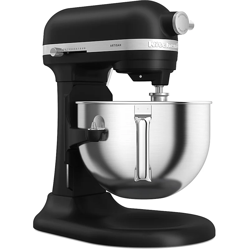 KitchenAid 5KSM60SPXEBM Küchenmaschine 5,6 L ARTISAN mit Schüsselheber Farbe Matt Schwarz