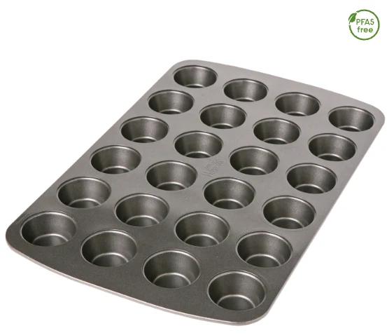 Mini-Muffinform mit Antihaftbeschichtung, für 24 Stück