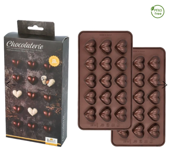 Chocolaterie Herz-Pralinenformen-Set, 2er-Set