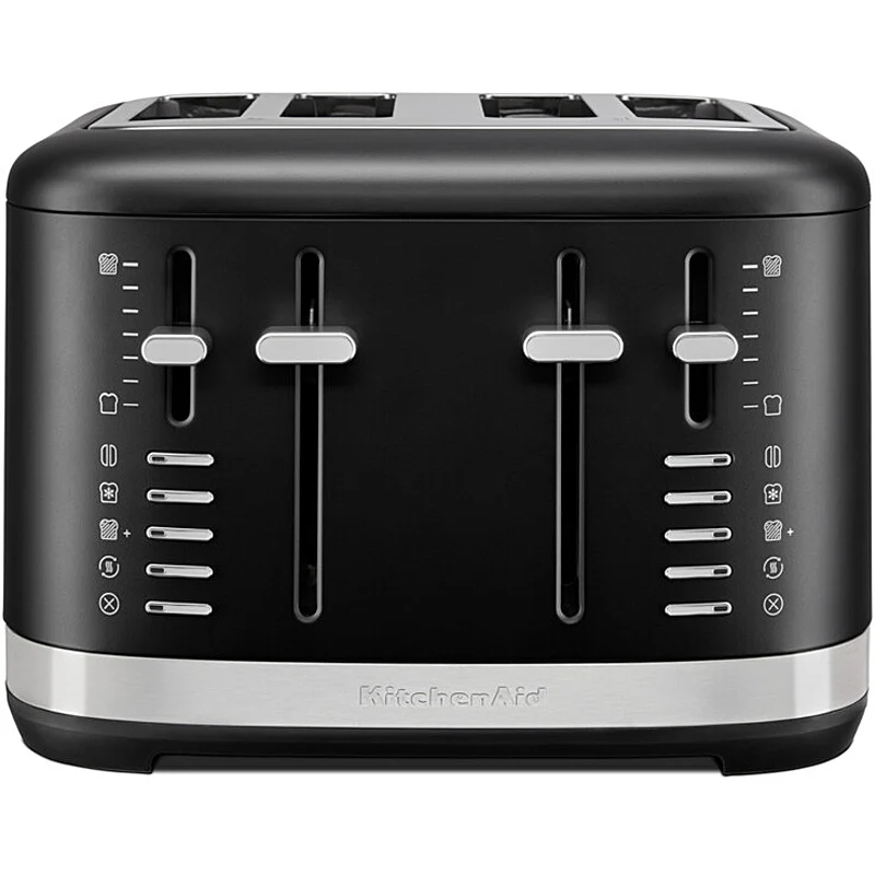 KitchenAid 5KMT4109EBM 4-Scheiben Toaster Farbe: Matt Schwarz