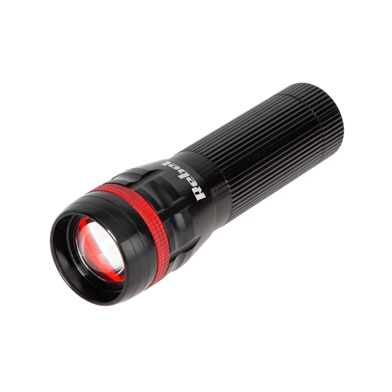 Rebel URZ0910 Bike Light Set Battery Powered Front and Rear Light Cycling Headlights and Taillights