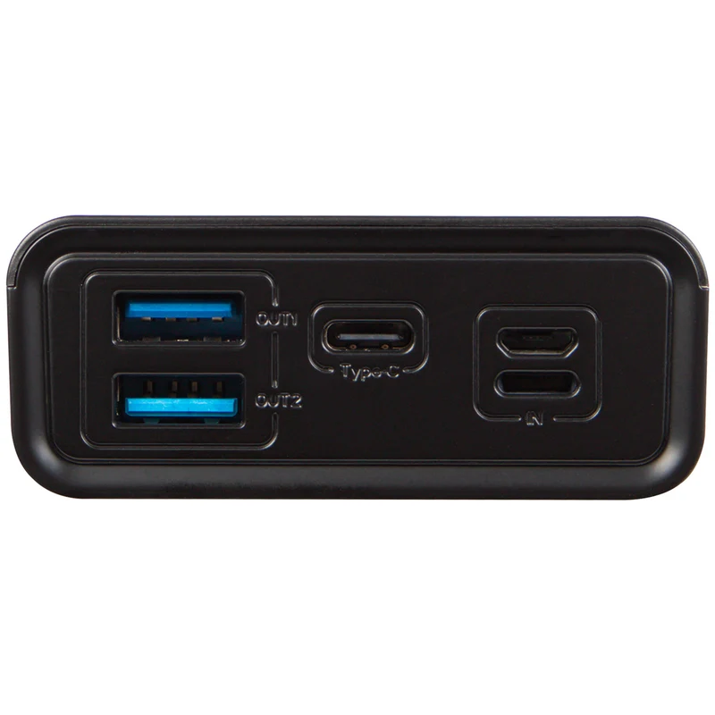 20,000 mAh PB20E Power Bank with Quick Charge 30 and Power Delivery 20W, Black, Blow