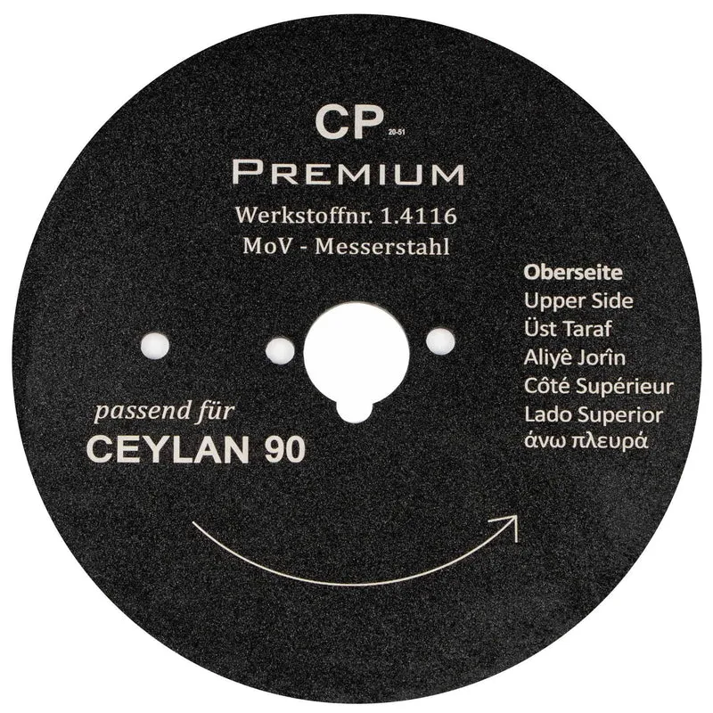 Kreismesser passend für Ceylan 90mm Teflon