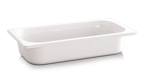 GN-Behälter ECOLINE Melamin Weiß Gastronormbehälter 65 & 100mm Tiefe