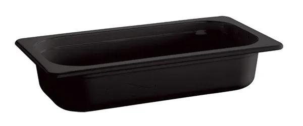 GN-Behälter ECOLINE Melamin Schwarz Gastronormbehälter 65 & 100mm Tiefe
