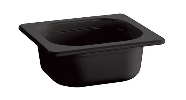 GN-Behälter ECOLINE Melamin Schwarz Gastronormbehälter 65 & 100mm Tiefe