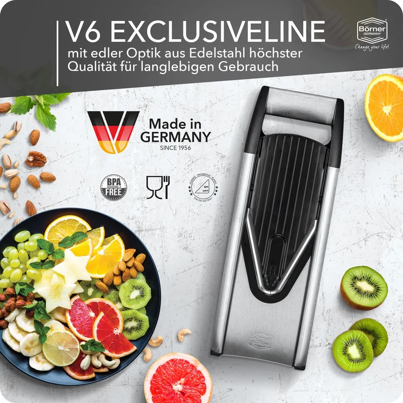 Börner Gemüsehobel V6 ExclusiveLine Starter Set