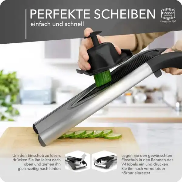 Börner Gemüsehobel V6 ExclusiveLine Starter Set