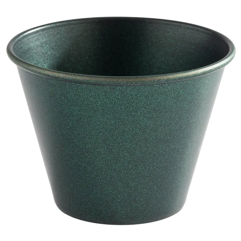 Edelstahl Dipschälchen 6er Set Ø 6 cm H: 4,5 cm 60 ml Grün