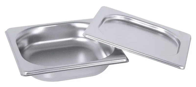Edelstahl Deckel ohne Griffe GN 1/6
