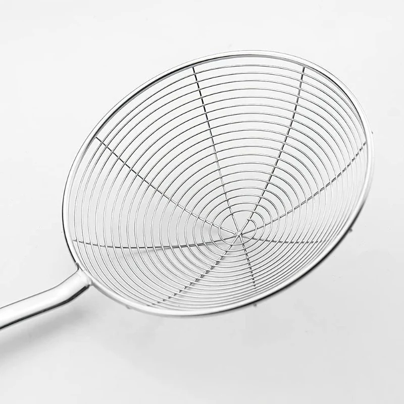 Stainless Steel Spider Strainer Wood Handle 18 cm
