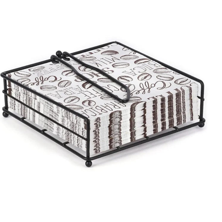 Black Metal Napkin Tissue Holder