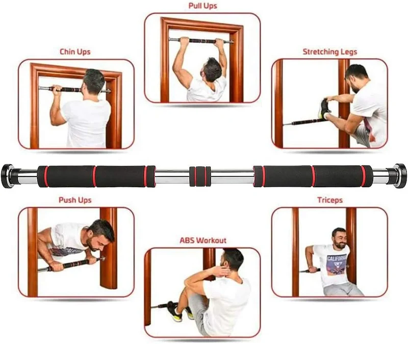 Klimmzugstange | Türstange | 150 kg | Krafttraining | Pull Up Bar | rutschfest | Krafttraining | Rüc