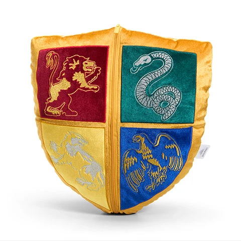 Harry Potter - Hogwarts Kissen mit Goldenem Schnatz