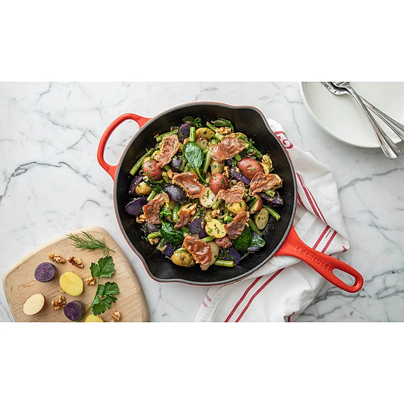 Le Creuset Brat- und Servierpfanne Signature 23cm Kirschrot