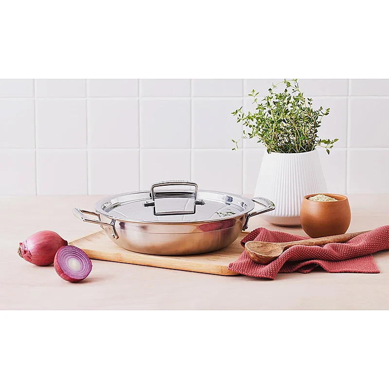 Le Creuset 3-ply Profipfanne incl. Deckel 30 cm