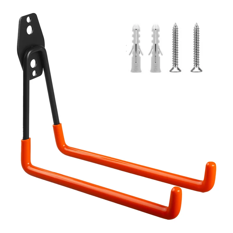 Maclean wall mount/hanger for tires, gardening tools, ladders, hoses, bicycles, max. load 25 kg, MC-444, 3 pieces