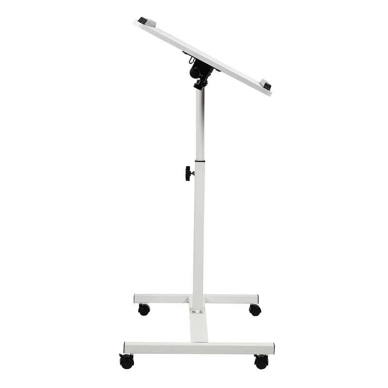 Maclean mobile desk/laptop stand, white, height adjustment 59-89cm, max. 30kg , MC-121 W