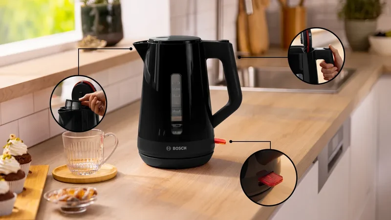 Bosch - Wasserkocher MyMoment schwarz - TWK1M123
