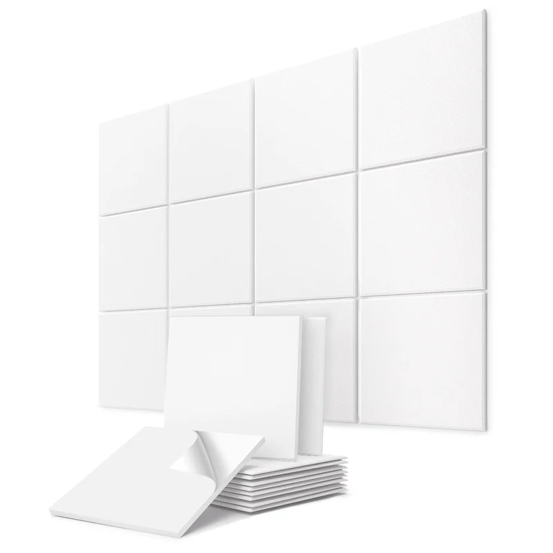 vilz 12 Stück Schallabsorber Panel Akustik aus recyceltem Filz - Akustikplatten Schalldämmung 250x25