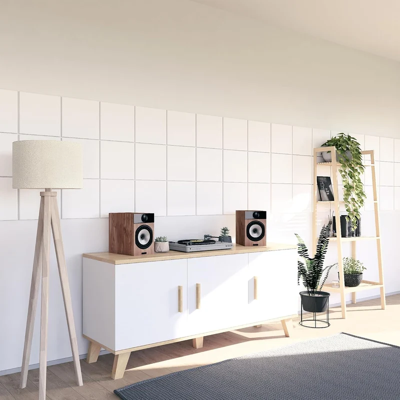 vilz 12 Stück Schallabsorber Panel Akustik aus recyceltem Filz - Akustikplatten Schalldämmung 250x25