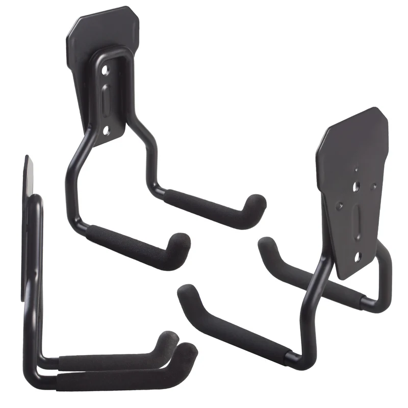 Maclean Wall Mount / Hanger for the Garage, for tires, gardening tools, ladders, and garden hoses, max. 35 kg, MC-439, 3 pieces