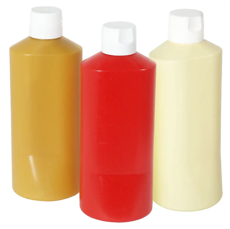 Saucenflasche Quetschflasche 0,6-1 Liter 3 Farben