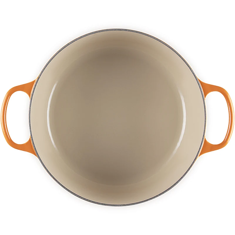 Le Creuset Bräter Signature rund 26cm Ofenrot