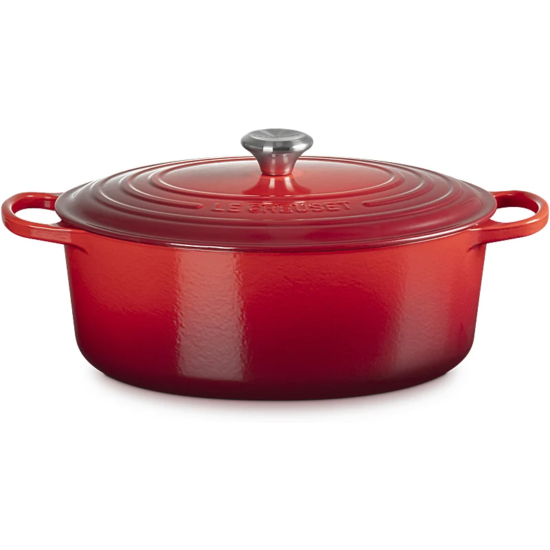 Le Creuset Bräter Signature oval 27cm Kirschrot
