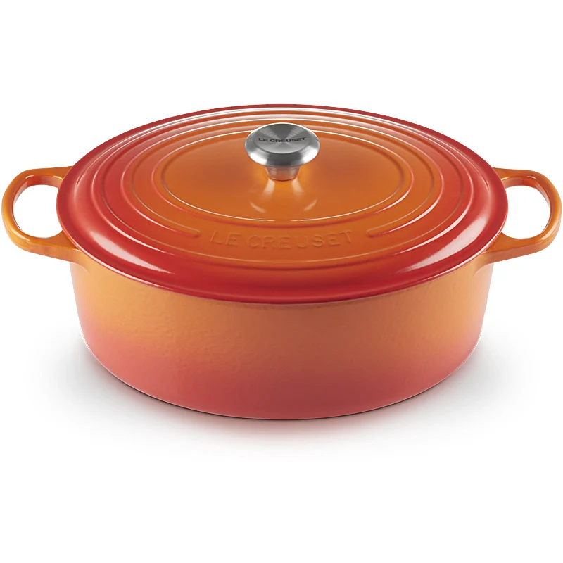 Le Creuset Bräter Signature oval 29cm ofenrot