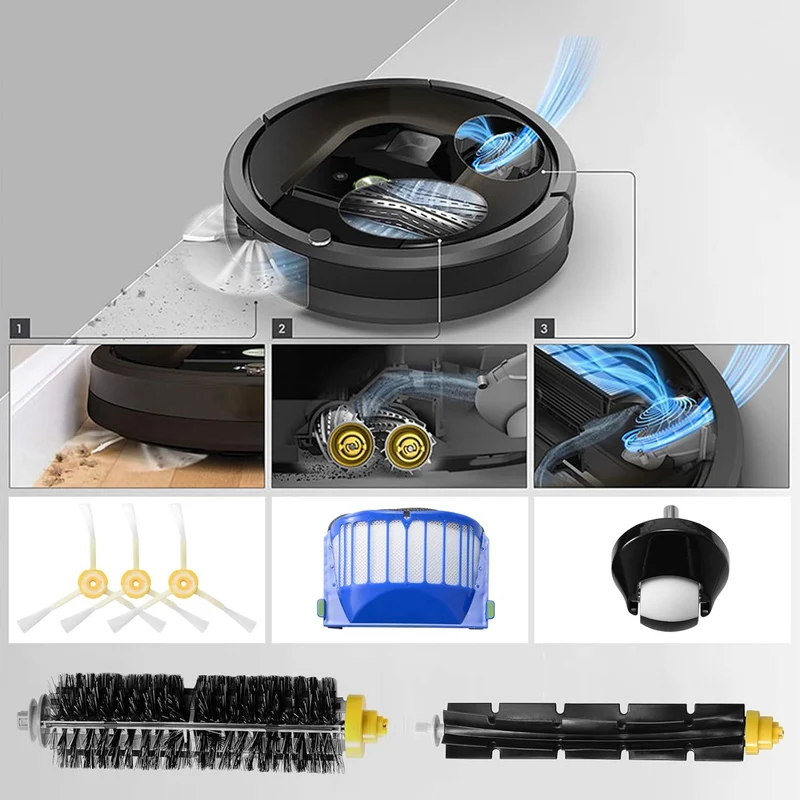 20 Stk. Ersatzteile für iRobot Roomba 600 Serie 600 605 606 610 615 620 625 630 632 639 650 660 671