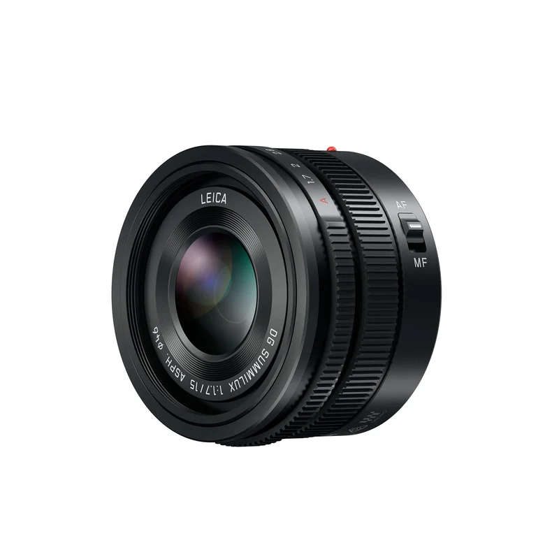 Panasonic Lumix H-X015E9-K Leica DG Summilux 15 mm F1.7 Objektiv, Micro Four Thirds Kameraobjektiv,