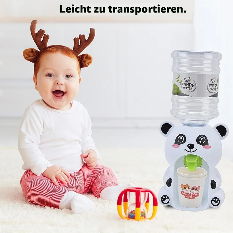 Mini-Wasserspender-Spielzeug, Niedliches Cartoon-Tier-Design, Trinkbrunnen, Leben, Spielszene, Model