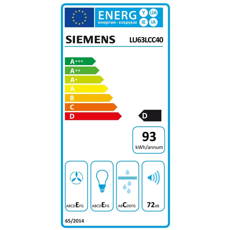 Siemens UB-Haube iQ100,60cm LU63LCC40