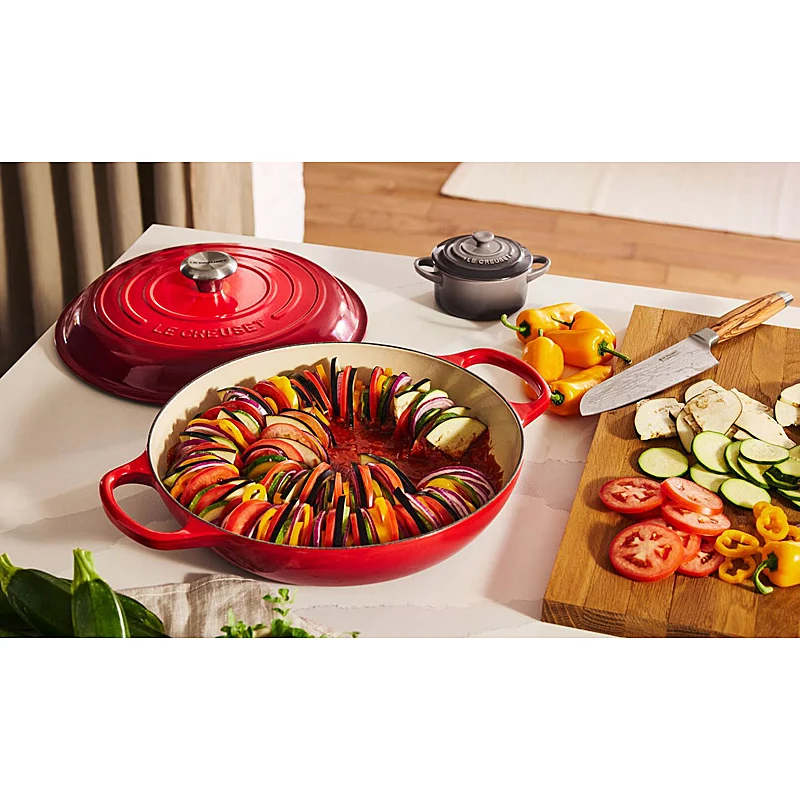 Le Creuset Gourmet-Profitopf Signature 30cm Kirschrot