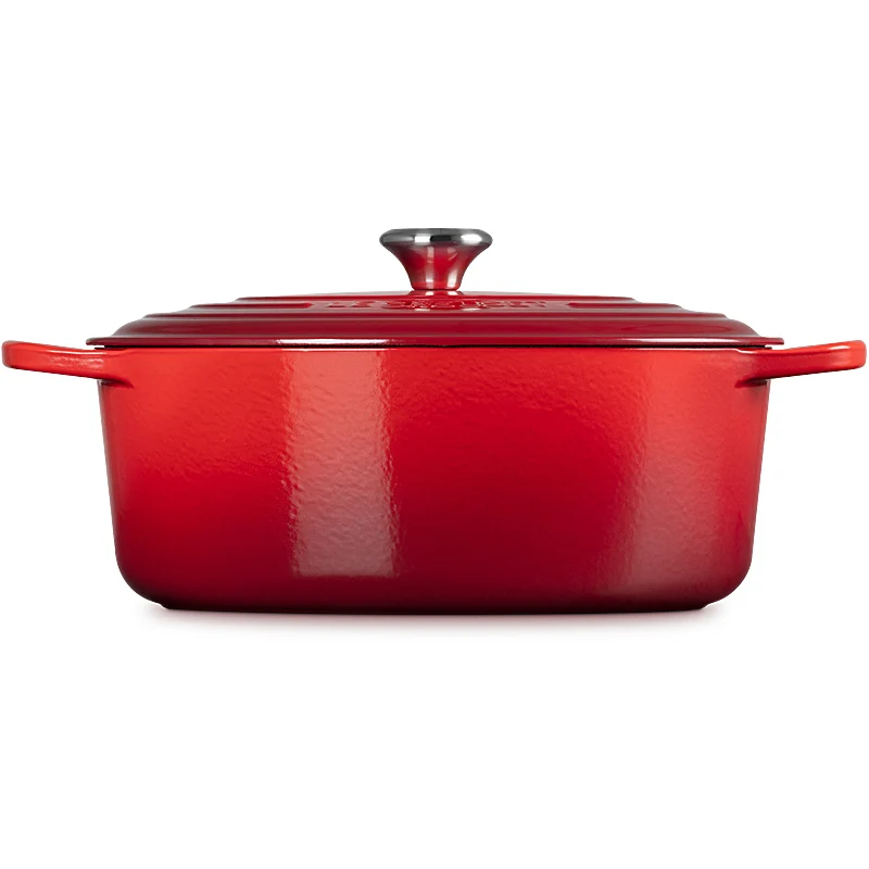 Le Creuset Bräter Signature oval 33cm kirschrot