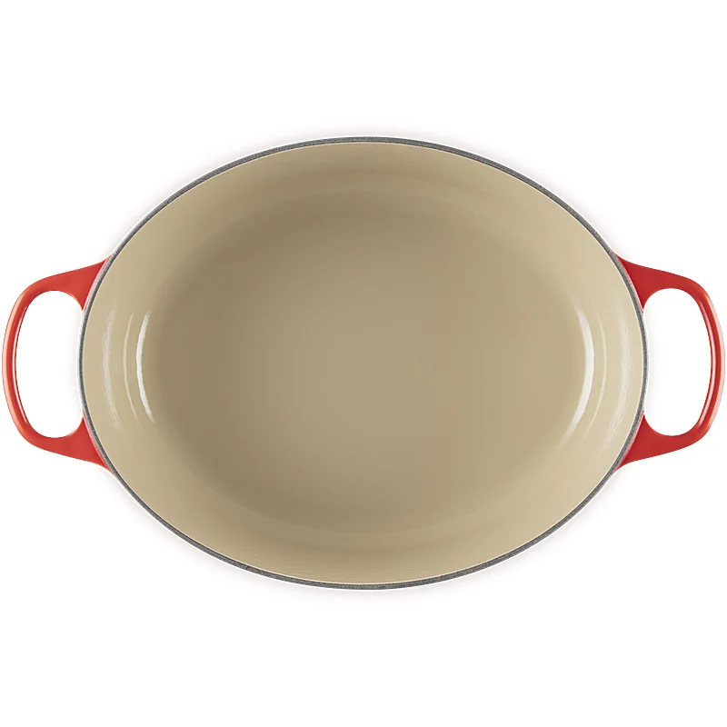 Le Creuset Bräter Signature oval 33cm kirschrot