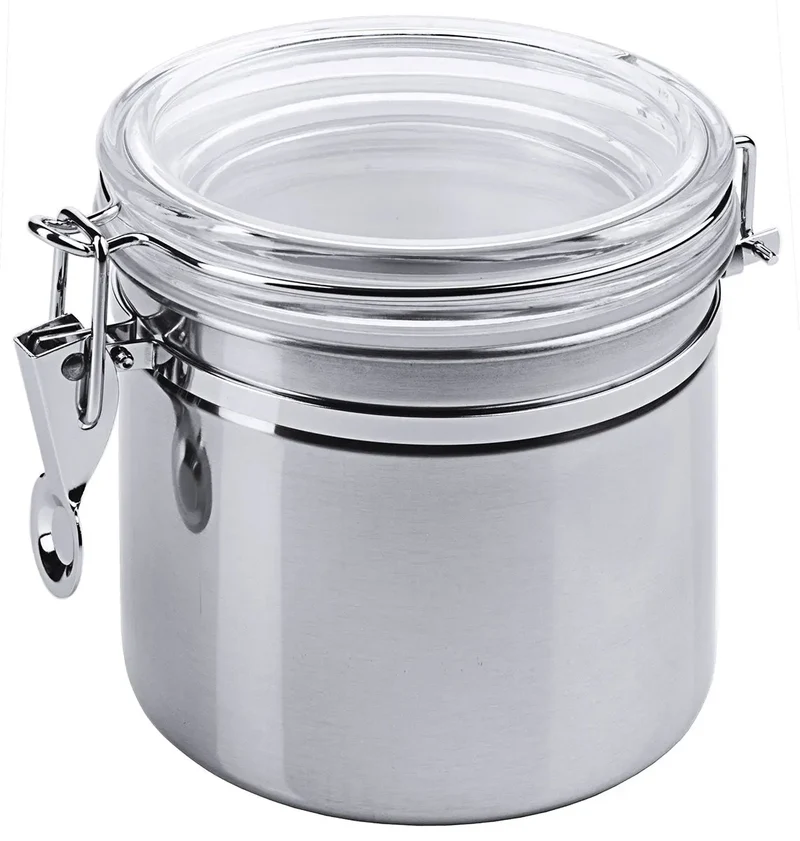 Ø 12,5cm Edelstahl Vorratsdose 0,7 - 1,7 Liter