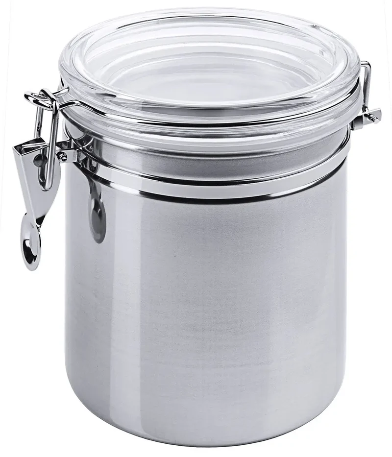 Ø 12,5cm Edelstahl Vorratsdose 0,7 - 1,7 Liter