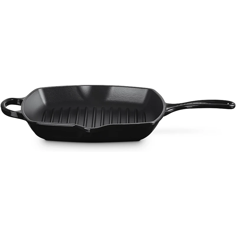 Le Creuset Grillpfanne quadratisch Signature 26cm Schwarz