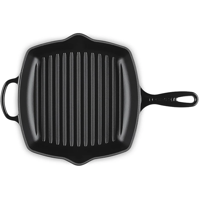 Le Creuset Grillpfanne quadratisch Signature 26cm Schwarz