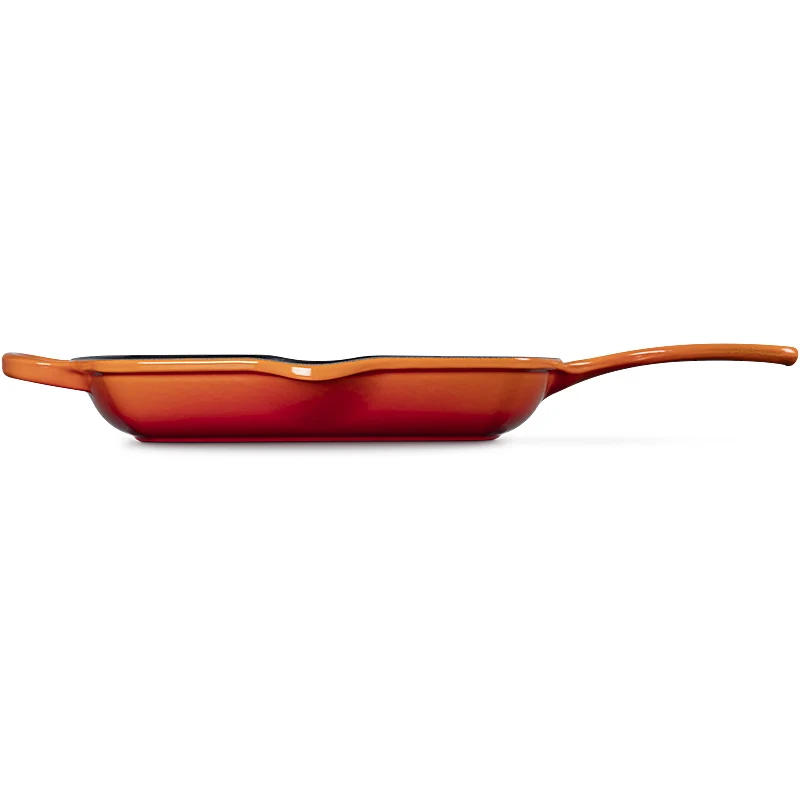 Le Creuset Grillpfanne quadratisch Signature 26cm Ofenrot