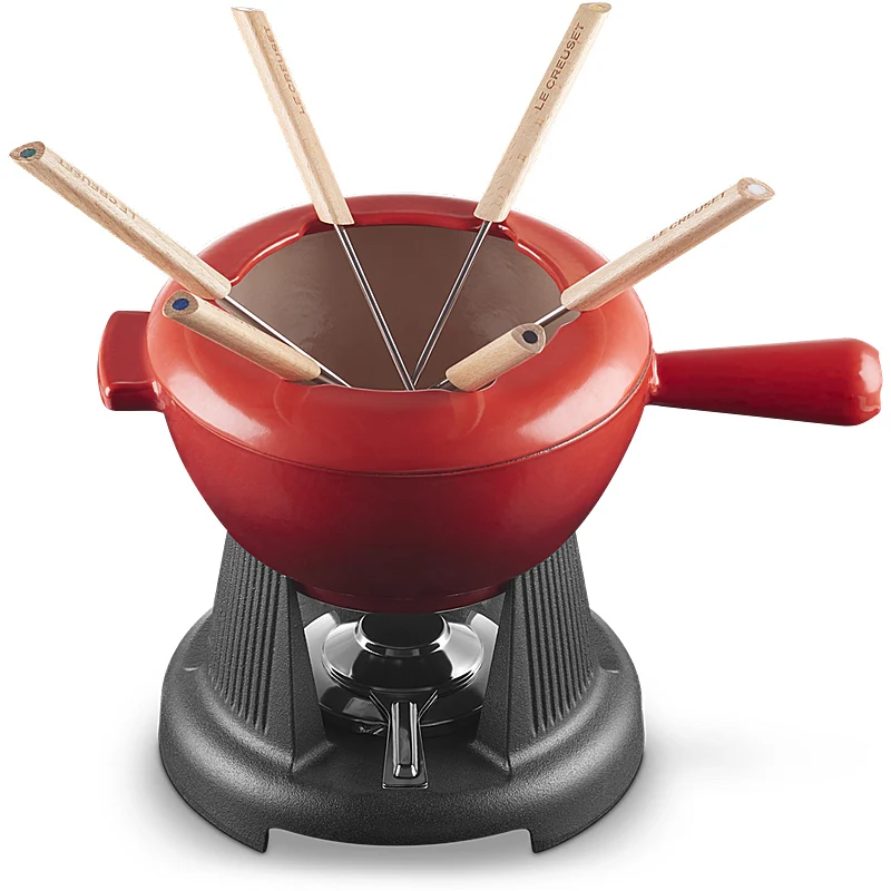 Le Creuset Käsefondue Set Mode Kirschrot